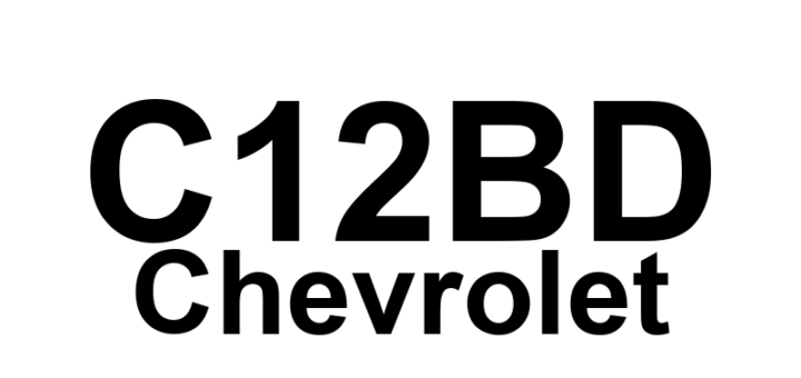 DTC C12BD Chevrolet - Definição em inglês: Brake Boost Regulation Pressure Sensor Short to Battery Definição em Português: Sensor de Pressão do Regulador de Assistência de Freio - Curto para Bateria