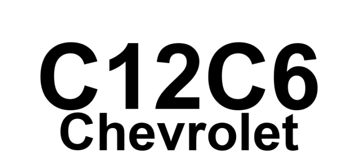 DTC C12C6 Chevrolet - Definição em inglês: ABS Left Rear Isolation Solenoid Valve Circuit Failure Definição em Português: Válvula Solenoide de Isolamento do ABS - Falha no Circuito (Traseiro Esquerdo)