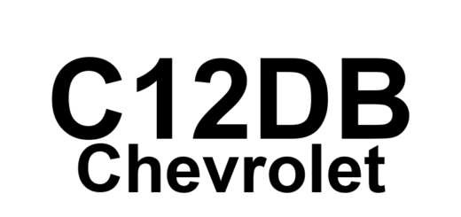 DTC C12DB Chevrolet - Definição em inglês: ABS Base Brake Closed Solenoid Driver Shorted Definição em Português: Driver do Solenoide Fechado do Freio Base do ABS - Curto-circuito.
