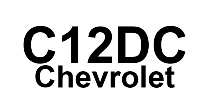 DTC C12DC Chevrolet - Definição em inglês: Brake Boost Solenoid Valve Circuit Malfunction Definição em Português: Válvula Solenoide do Reforço de Freio - Mau Funcionamento do Circuito