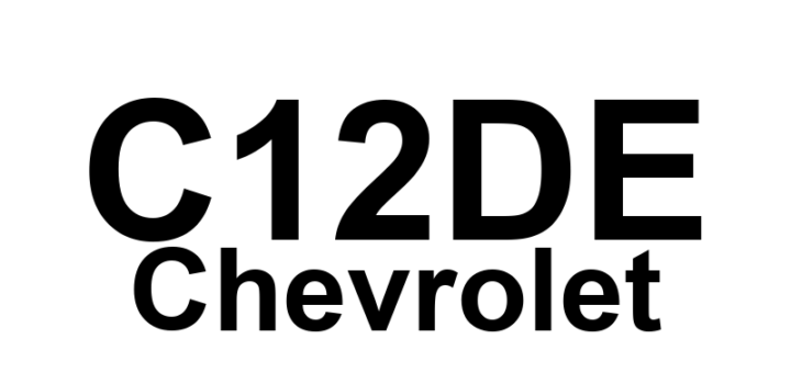 DTC C12DE Chevrolet - Definição em inglês: ABS Proportioning Valve Solenoid Circuit Open Definição em Português: Circuito do Solenoide da Válvula Proporcional do ABS - Circuito Aberto