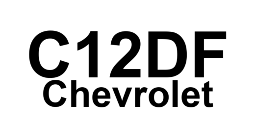 DTC C12DF Chevrolet - Definição em inglês: ABS Proportioning Valve Solenoid Driver Shorted Definição em Português: Válvula Proporcional do ABS - Solenoide em Curto