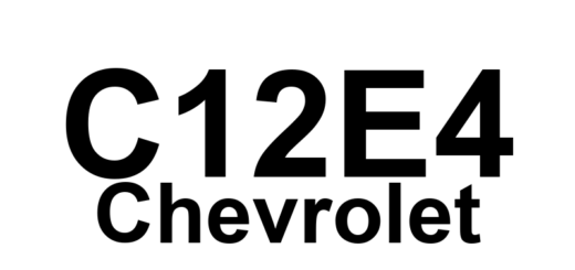 DTC C12E4 Chevrolet - Definição em inglês: Device Voltage Reference Output Circuit Definição em Português: Circuito de Saída da Referência de Tensão do Dispositivo - Problema no Circuito