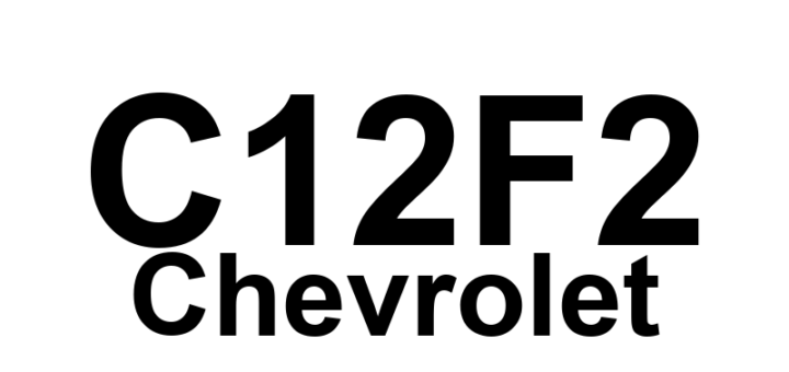 DTC C12F2 Chevrolet - Definição em inglês: ABS Left Rear Isolation Solenoid Valve Circuit Shorted Definição em Português: Válvula Solenoide de Isolamento do ABS - Circuito em Curto (Traseiro Esquerdo)