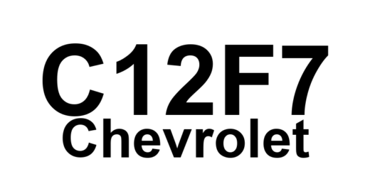 DTC C12F7 Chevrolet - Definição em inglês: ABS Boost Pressure Sensor and Regenerative Axle Pressure Sensor Not Plausible Definição em Português: Sensor de Pressão do Reforço do ABS e Sensor de Pressão do Eixo Regenerativo - Valores não plausíveis