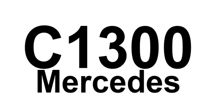 DTC C1300 Mercedes - Definição em inglês: Left Front Axle Solenoid Valve (Hold) (A7/3y6) Open/Shorted Definição em Português: Válvula Solenoide do Eixo Dianteiro Esquerdo (Manter) (A7/3y6) Aberta/Curta.