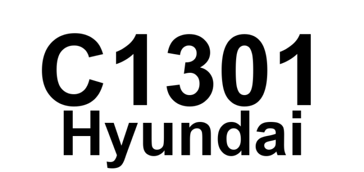 DTC C1301 Hyundai - Definição em inglês: Unmonitored Tire Installed Definição em Português: Pneu não monitorado instalado.