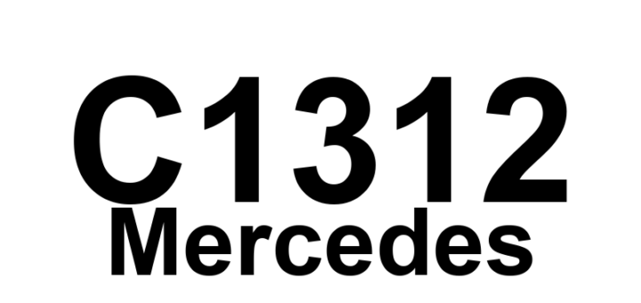 DTC C1312 Mercedes - Definição em inglês: Master Cylinder Switchover Valve Definição em Português: Válvula de Comutação do Cilindro Mestre