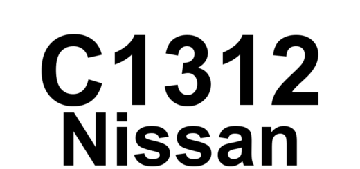 DTC C1312 Nissan - Definição em inglês: ABS Main Relay 1 Short Definição em Português: Relé Principal do ABS 1 - Curto