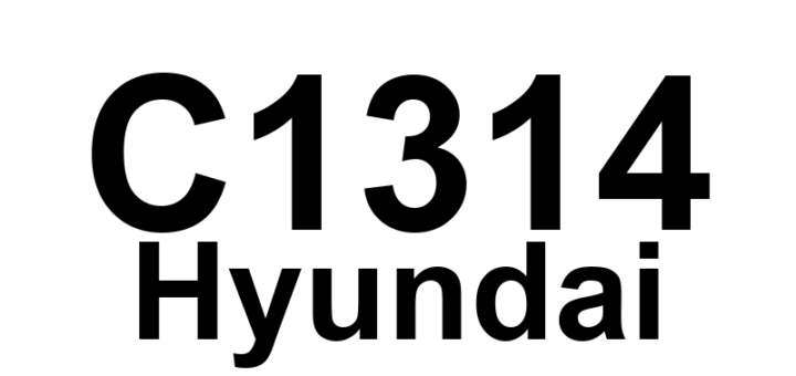 DTC C1314 Hyundai - Definição em inglês: Sensor 3 RF channel Failure Definição em Português: Sensor do canal RF 3 - Falha detectada