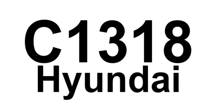 DTC C1318 Hyundai - Definição em inglês: Sensor2 Wrong Type Installed Definição em Português: Sensor 2 - Tipo Incorreto Instalado