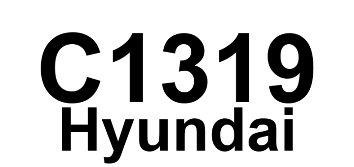 DTC C1319 Hyundai - Definição em inglês: Sensor3 Wrong Type Installed Definição em Português: Sensor 3 - Tipo Instalado Incorreto