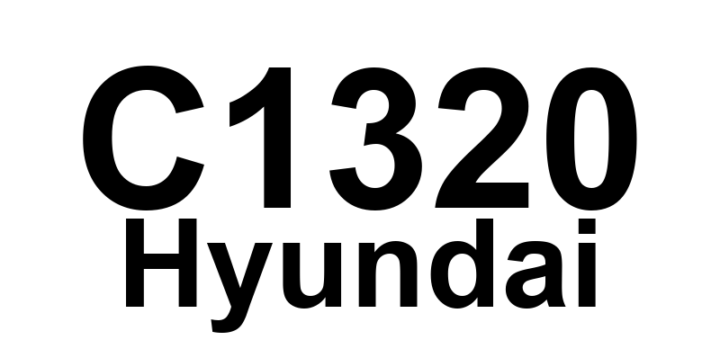 DTC C1320 Hyundai - Definição em inglês: Sensor4 Wrong Type Installed Definição em Português: Sensor 4 - Tipo Incorreto Instalado