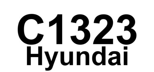 DTC C1323 Hyundai - Definição em inglês: Sensor 2 Over-Temperature/Faulty Definição em Português: Sensor 2 - Superaquecimento/Falha