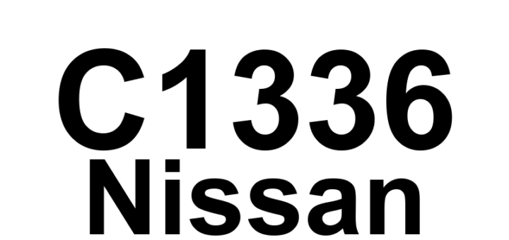 DTC C1336 Nissan - Definição em inglês: G Sensor Calibration Definição em Português: Calibração do Sensor G
