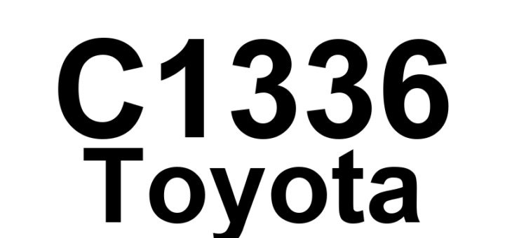 DTC C1336 Toyota - Definição em inglês: Zero Point Calibration of Acceleration Sensor Undone Definição em Português: Calibração do Ponto Zero do Sensor de Aceleração - Não Concluída