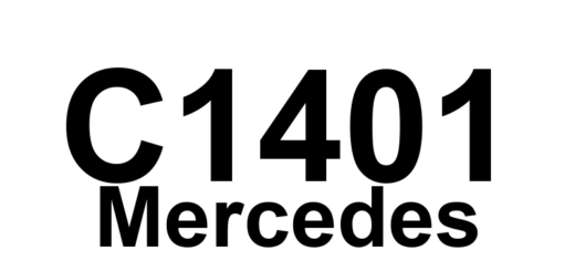 DTC C1401 Mercedes - Definição em inglês: High Pressure Return Pump Circuit Open/Shorted; Will Not Shut Off Definição em Português: Circuito da bomba de retorno de alta pressão - Aberto/curto; Não desliga.