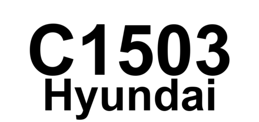 DTC C1503 Hyundai - Definição em inglês: TCS/ESC(ESP) Switch Error Definição em Português: Interruptor do TCS/ESC(ESP) - Erro Detectado