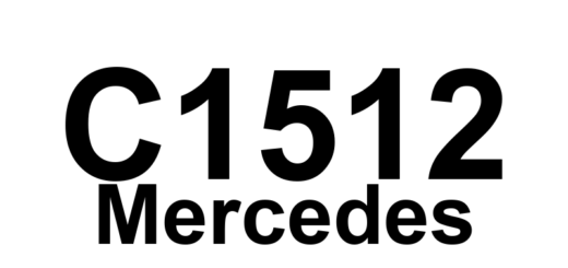 DTC C1512 Mercedes - Definição em inglês: Brakes Overheated Definição em Português: Freios - Superaquecidos