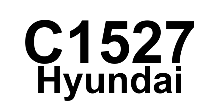 DTC C1527 Hyundai - Definição em inglês: Gear Switch Error Definição em Português: Erro de Comutação de Marcha