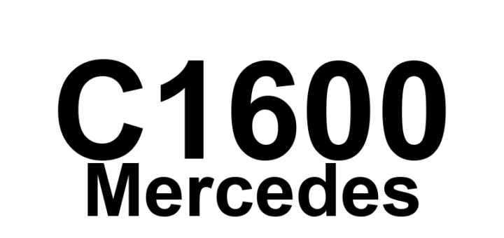 DTC C1600 Mercedes - Definição em inglês: Temperature After Engine Is Turned Off Definição em Português: Temperatura Após o Motor Desligar