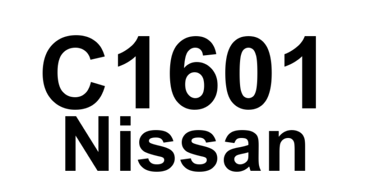 DTC C1601 Nissan - Definição em inglês: Battery Power Supply (Hybrid) Definição em Português: Fonte de Alimentação da Bateria (Híbrido)