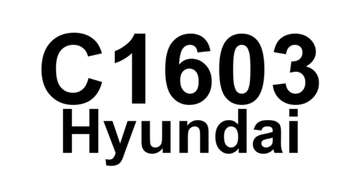 DTC C1603 Hyundai - Definição em inglês: Derating (EPS Thermal Protection) Definição em Português: Desclassificação (Proteção Térmica da Direção Elétrica)