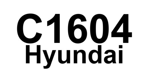 DTC C1604 Hyundai - Definição em inglês: EPS ECU Hardware Error Definição em Português: Unidade de Controle EPS - Erro de Hardware