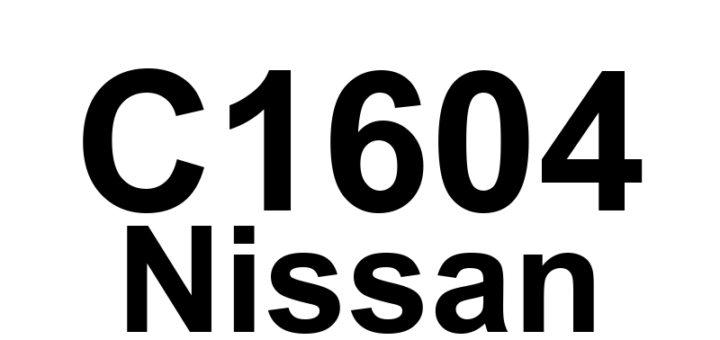 DTC C1604 Nissan - Definição em inglês: EPS Torque Sensor Definição em Português: Sensor de Torque da Direção Elétrica (EPS)