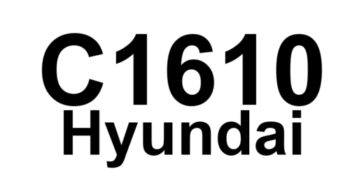 DTC C1610 Hyundai - Definição em inglês: bus off error Definição em Português: Erro de desconexão do barramento.