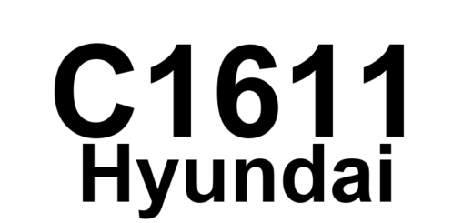 DTC C1611 Hyundai - Definição em inglês: CAN Time-out ECM Definição em Português: ECM - Tempo expirado no CAN