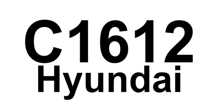 DTC C1612 Hyundai - Definição em inglês: CAN Time-out TCM Definição em Português: Módulo de Controle da Transmissão (TCM) - Tempo limite de comunicação CAN
