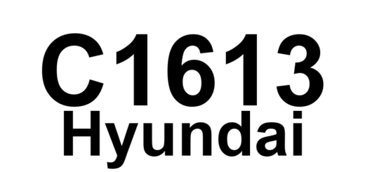 DTC C1613 Hyundai - Definição em inglês: Can Wrong Message Definição em Português: Mensagem Errada do CAN