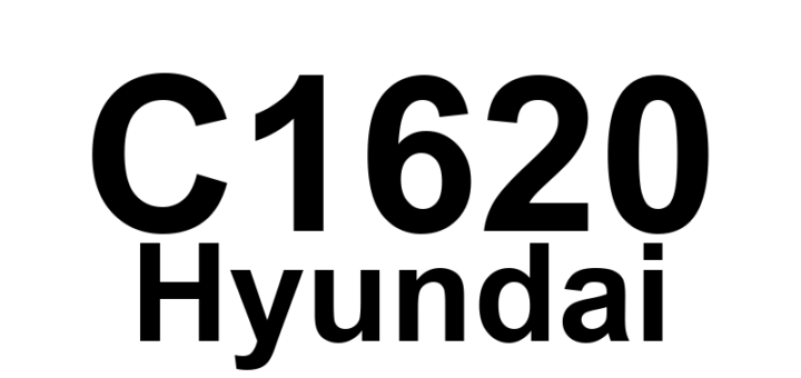 DTC C1620 Hyundai - Definição em inglês: First Setup Not Completed Definição em Português: Primeira Configuração Não Concluída