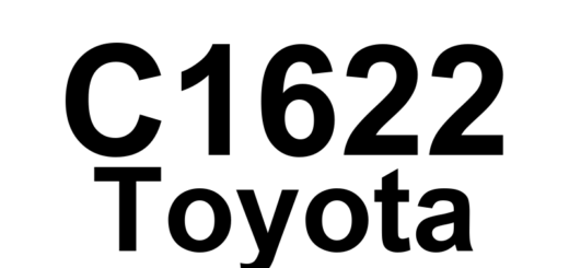 DTC C1622 Toyota - Definição em inglês: Open or Short Circuit in Back Camera Signal Definição em Português: Câmera Traseira - Circuito Aberto ou Curto no Sinal