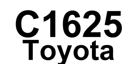 DTC C1625 Toyota - Definição em inglês: Open or Short in Steering Angle Sensor +B Definição em Português: Sensor de Ângulo de Direção - Circuito Aberto ou Curto-Circuito em +B