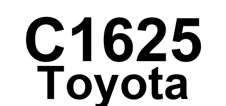 DTC C1625 Toyota - Definição em inglês: Open or Short in Steering Angle Sensor +B Definição em Português: Sensor de Ângulo de Direção - Circuito Aberto ou Curto-Circuito em +B