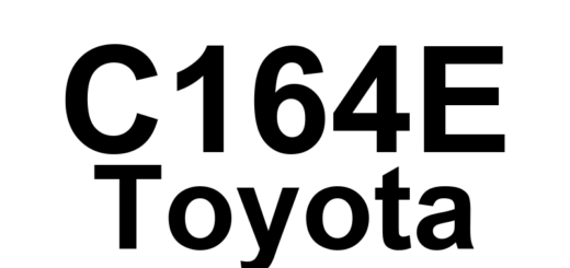 DTC C164E Toyota - Definição em inglês: Stop Switch Circuit Malfunction Definição em Português: Circuito do Interruptor de Parada - Mau Funcionamento