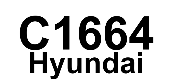 DTC C1664 Hyundai - Definição em inglês: Initiator/LF/RF Circuit Failure Not Affecting RSSI Level(High Line Only) Definição em Português: Falha no Circuito do Iniciador/LF/RF Sem Impactar o Nível de RSSI (Apenas em Linha Alta)