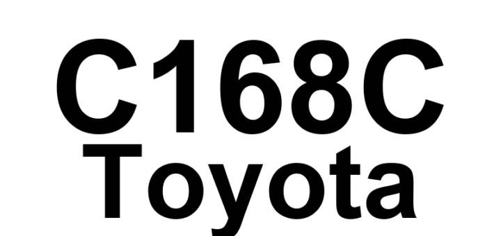 DTC C168C Toyota - Definição em inglês: AVC-LAN Command Time Out Definição em Português: AVC-LAN - Tempo de comando excedido