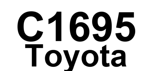 DTC C1695 Toyota - Definição em inglês: Zero point Calibration of Vehicle Height Sensor Incomplete Definição em Português: Calibração do Ponto Zero do Sensor de Altura do Veículo - Incompleta