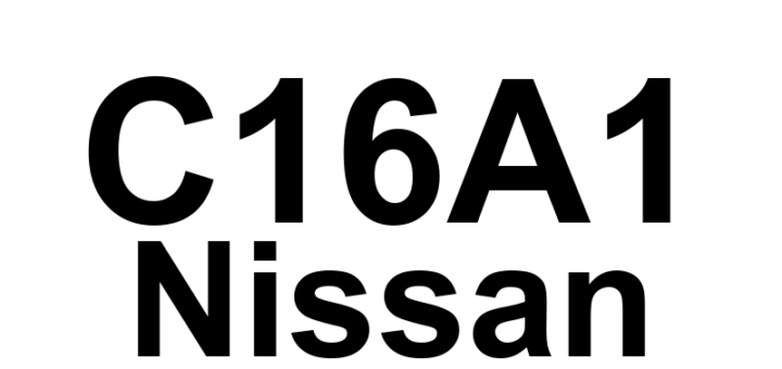 DTC C16A1 Nissan - Definição em inglês: EPS DC/DC Converter Definição em Português: Conversor CC/CC da EPS - Problema detectado