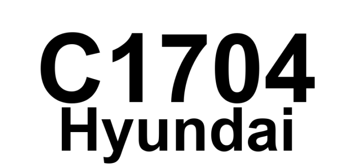 DTC C1704 Hyundai - Definição em inglês: EPS ECU Fail-Safe Relay Fail Definição em Português: Relé de Segurança da ECU do EPS - Falha Detectada