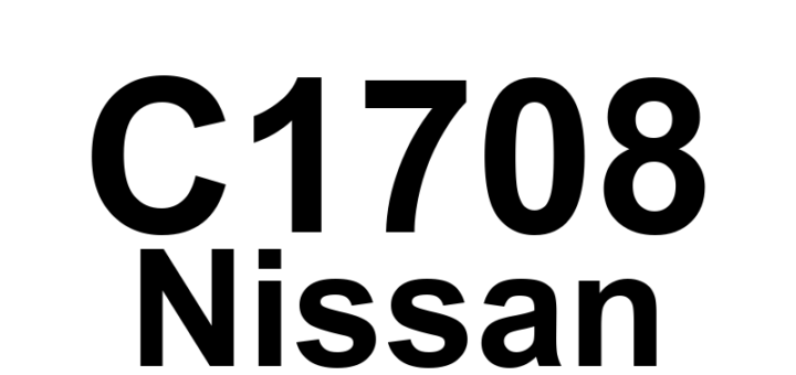 DTC C1708 Nissan - Definição em inglês: Data From LF Transmitter Cannot Be Received. Definição em Português: Dados do Transmissor LF - Não podem ser recebidos.