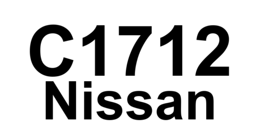 DTC C1712 Nissan - Definição em inglês: Checksum Data From LF Transmitter is Malfunctioning Definição em Português: Dados de Checksum do Transmissor LF - Funcionamento com Falha