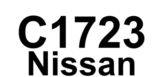 DTC C1723 Nissan - Definição em inglês: Function Code Data from LR Transmitter is Malfunctioning. Definição em Português: Código de Função do Transmissor LR - Dados com Mau Funcionamento.