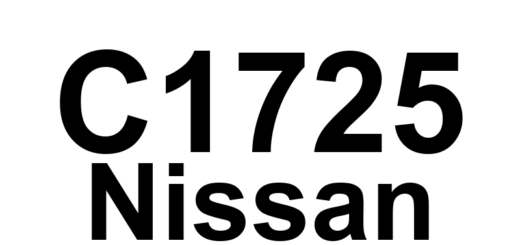 DTC C1725 Nissan - Definição em inglês: Battery Voltage of RF Transmitter Drops. Definição em Português: Tensão da Bateria do Transmissor RF - Queda Detectada.