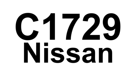 DTC C1729 Nissan - Definição em inglês: Vehicle Speed Signal is in Error Definição em Português: Sinal de Velocidade do Veículo - Está com Erro.