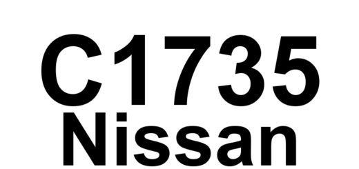 DTC C1735 Nissan - Definição em inglês: Ignition Signal Definição em Português: Sinal de Ignição - Falha Detectada