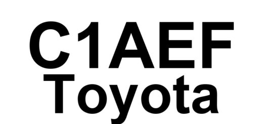 DTC C1AEF Toyota - Definição em inglês: APGS Sensor Communication Circuit Definição em Português: Circuito de Comunicação do Sensor APGS - Problema Detectado